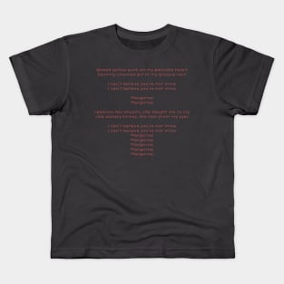 Sadgasm Margerine Lyrics Kids T-Shirt